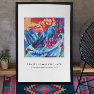 Ernst L. Kirchner - Colourful Landscape Modern Art Photo Print