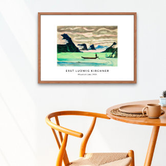 Ernst L. Kirchner - Colourful Landscape Modern Art Poster