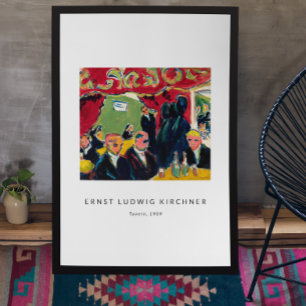 Ernst L. Kirchner - Colourful Vintage Modern Art Poster