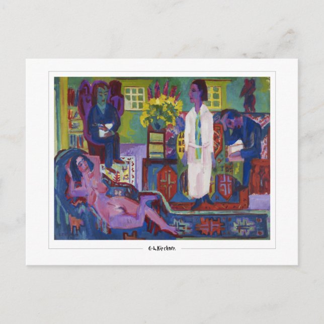 Ernst Ludwig Kirchner #205-2 - Fine Art Postcard (Front)