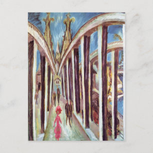 Ernst Ludwig Kirchner- The Rhine Bridge Postcard
