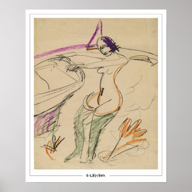 Ernst Ludwig Kirchner Zedign Art Poster #171 (Front)