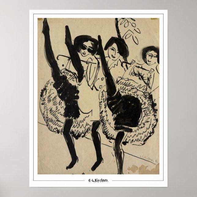 Ernst Ludwig Kirchner Zedign Art Poster #261-2 (Front)