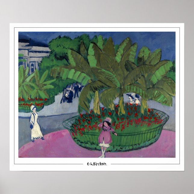 Ernst Ludwig Kirchner Zedign Art Poster #263-2 (Front)