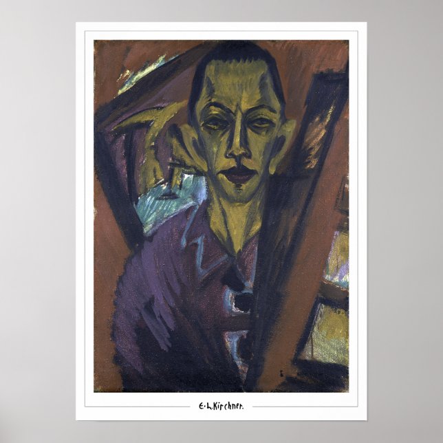 Ernst Ludwig Kirchner Zedign Art Poster #584 (Front)
