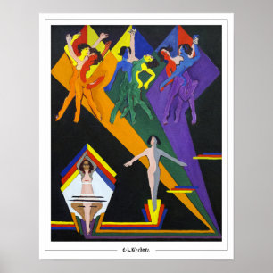 Ernst Ludwig Kirchner Zedign Art Poster #627-2