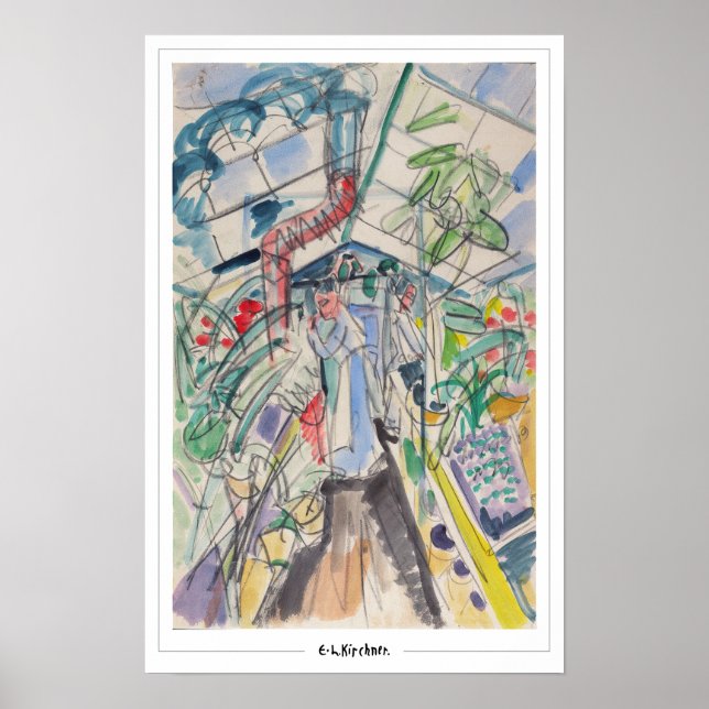 Ernst Ludwig Kirchner Zedign Art Poster #650 (Front)