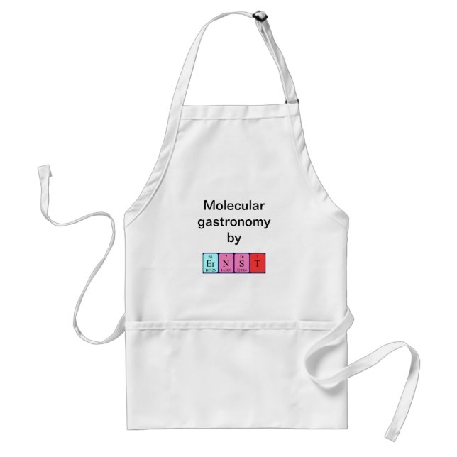 Ernst periodic table name apron (Front)