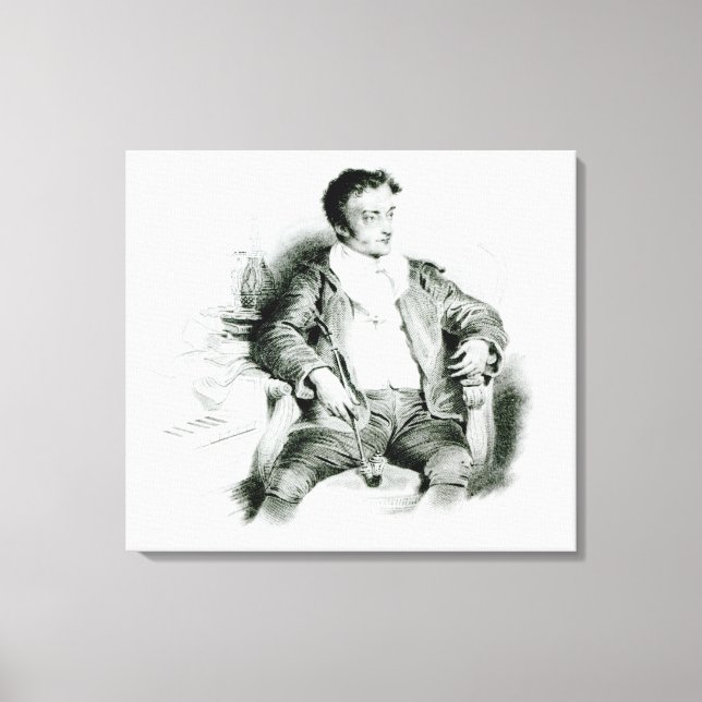 Ernst Theodor Amadeus Hoffmann Canvas Print (Front)