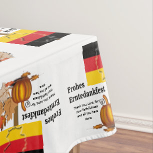 Erntedankfest   German THANKSGIVING Tablecloth