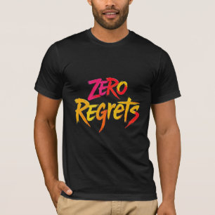 ero Regrets fire effect t shirt bold artistic 