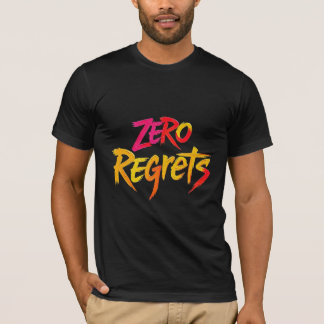 ero Regrets fire effect t shirt bold artistic