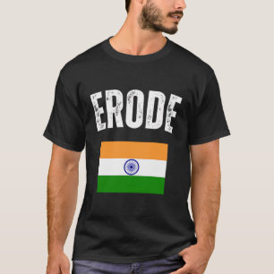 Erode India Flag Travel Souvenir Indian T-Shirt
