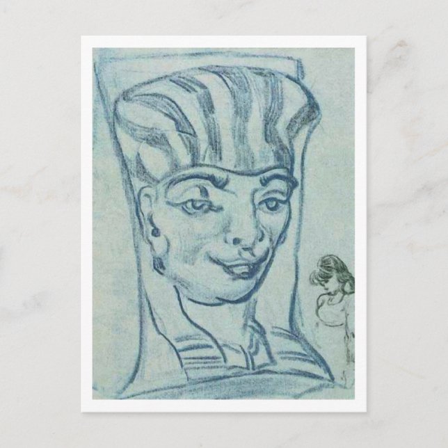 Eroded Garden-Wall Ornament, Vincent van Gogh Postcard (Front)