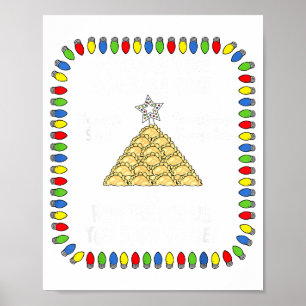 Erogi Christmas Tree _ Lish Holiday Lights Funny F Poster