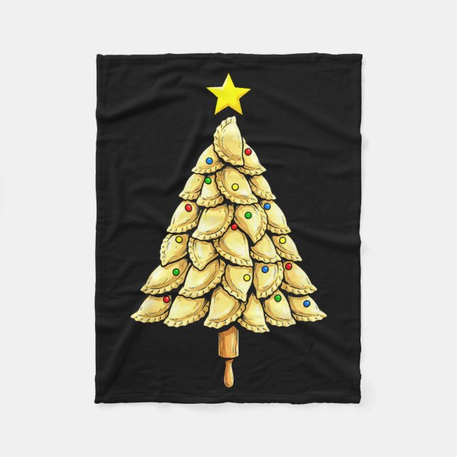Erogi Tree Christmas Xmas Funny Lish Food Costume  Fleece Blanket (Front)