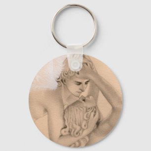 Eros and Psyche Keychain