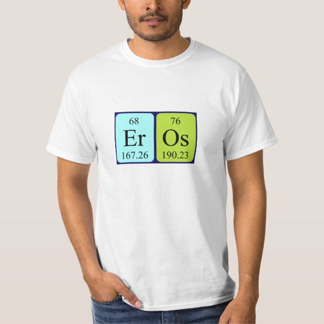 Eros periodic table name shirt (Front)