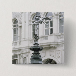 Eros, Piccadilly Circus 15 Cm Square Badge