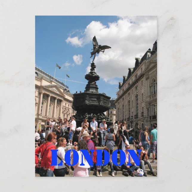 Eros Piccadilly Circus London UK postcard (Front)