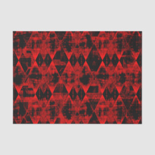 Erratic Red and Black Diamond Wonder Tissue Paper