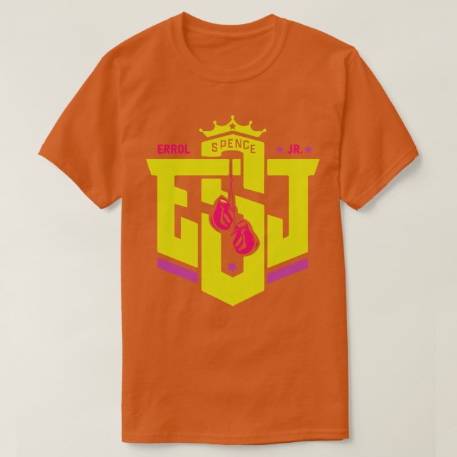 Errol Spence Jr Neon T-Shirt (Design Front)