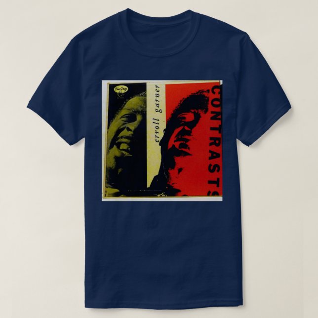 Erroll Garner Contrasts T-Shirt (Design Front)