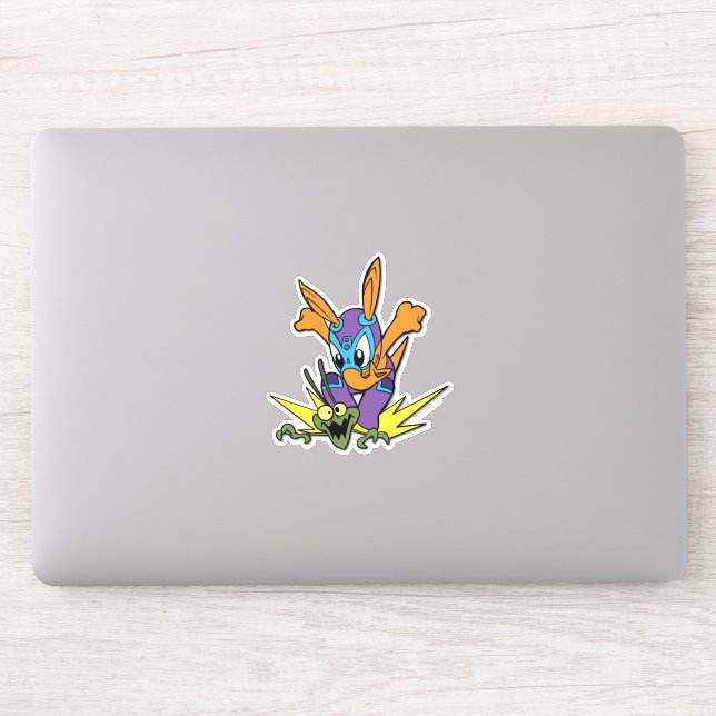 Erron Bug Smash Sticker (Computer)