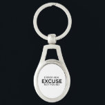 Error 404 Excuse Not Found Minimalist Typewriter  Key Ring<br><div class="desc">Carry the standard everywhere. A clear,  heavy-duty acrylic keychain featuring high-definition typewriter printing on both sides for a modern,  industrial look.</div>