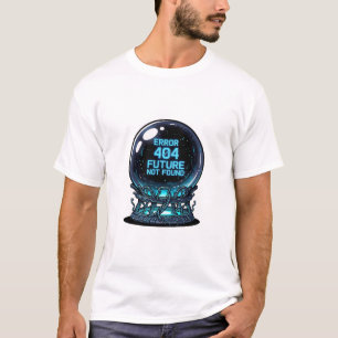 Error 404 Future Not Found – Futuristic Crystal T-Shirt