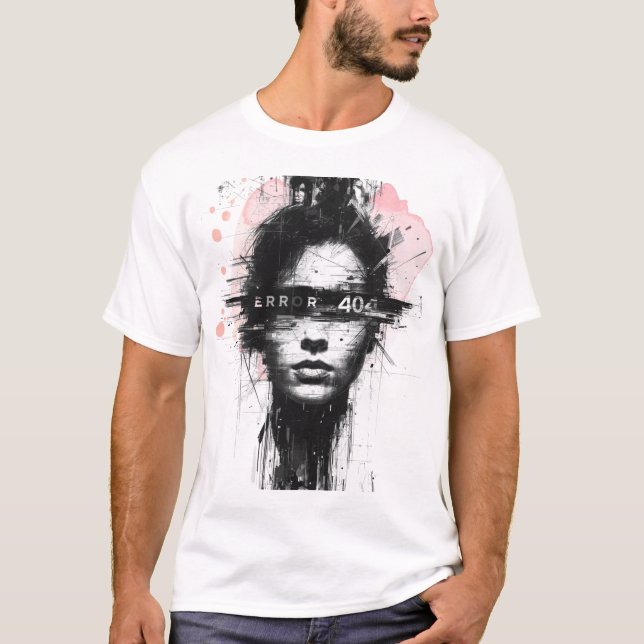 Error 404: Motivation Not Found T-Shirt (Front)