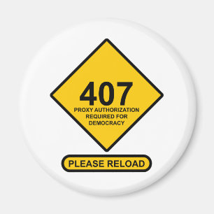 Error 407: Democracy Proxy Authentication Required Magnet