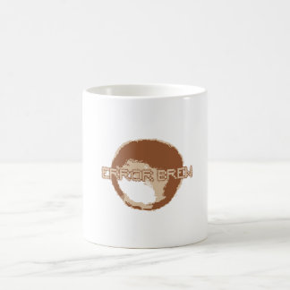 Error Brew Mug | Retro Pixelated Coffee Cup with "
