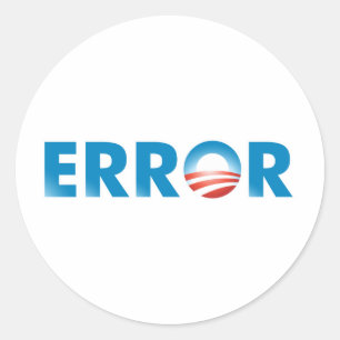 ERROR CLASSIC ROUND STICKER