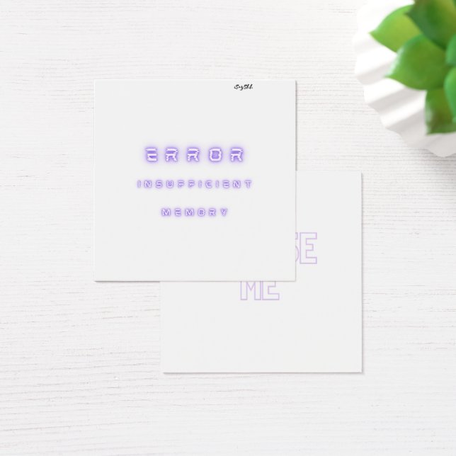 error insufficient memory (Desk)