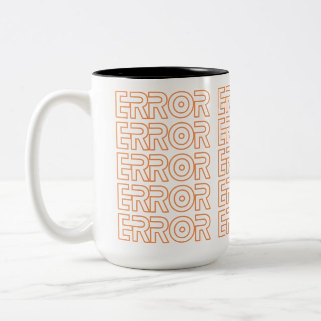 error Two-Tone coffee mug (Left)