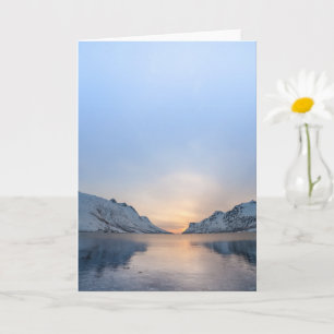Ersfjorden Kvaloya Norway Card