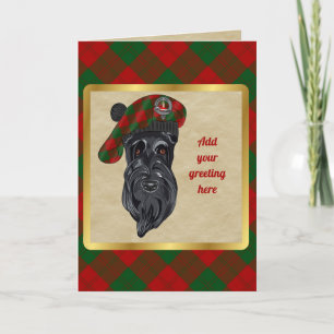 Erskine Badge & Tartan Personalised Card