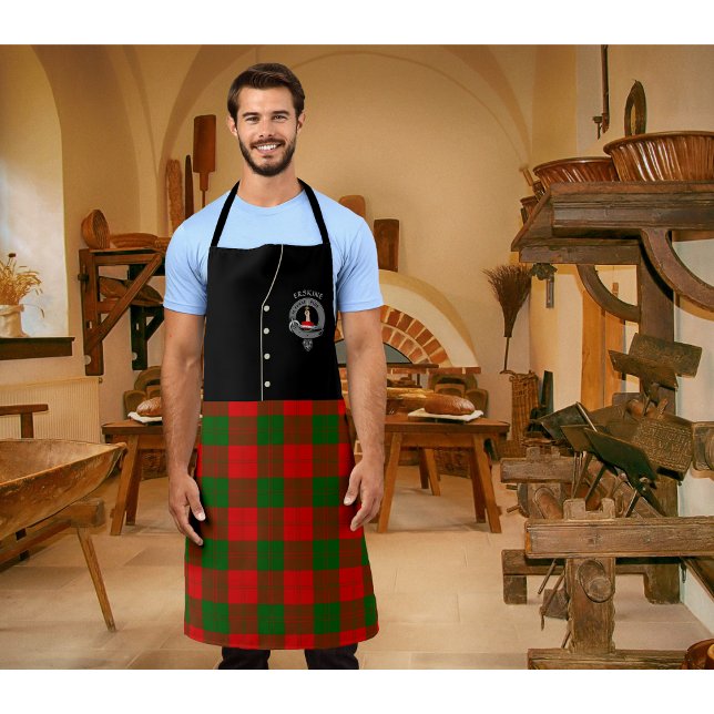 Erskine Clan Badge & Tartan Kilt Apron (Creator Uploaded)