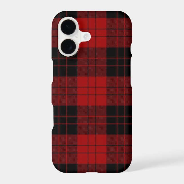 Erskine (Paton) Tartan Scottish Plaid Pattern (Back)