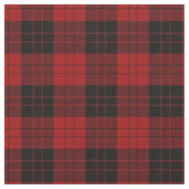 Erskine (Paton) Tartan Scottish Plaid Pattern Fabric (Close Up)