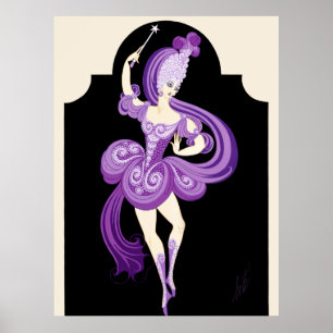 Erté - Costume For The Lilac Fairy In The Sleeping Poster