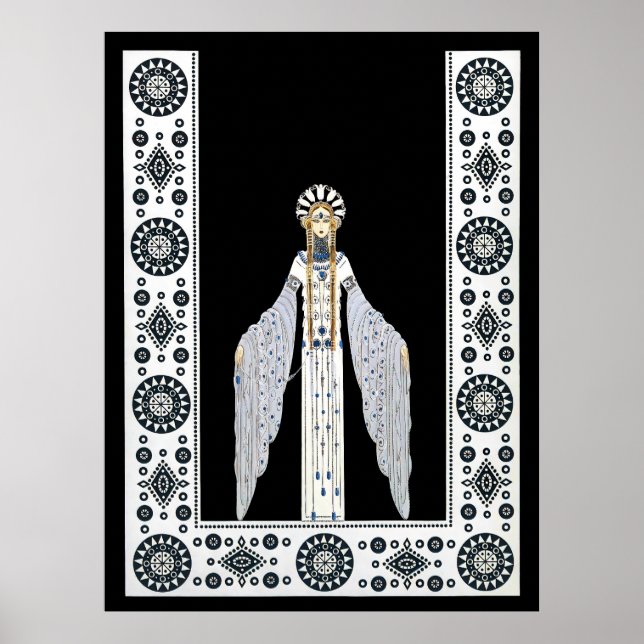 Erté - The Jewelled Gown Suite, Byzantine Poster (Front)