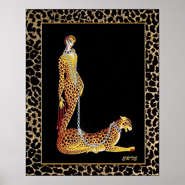 Erte - The Leopard Lady Poster (Front)