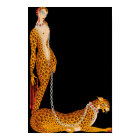 Erté - The Letter L from the Alphabet Suite, 1976