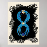 Erté - The Numerals Suite, The Number 8