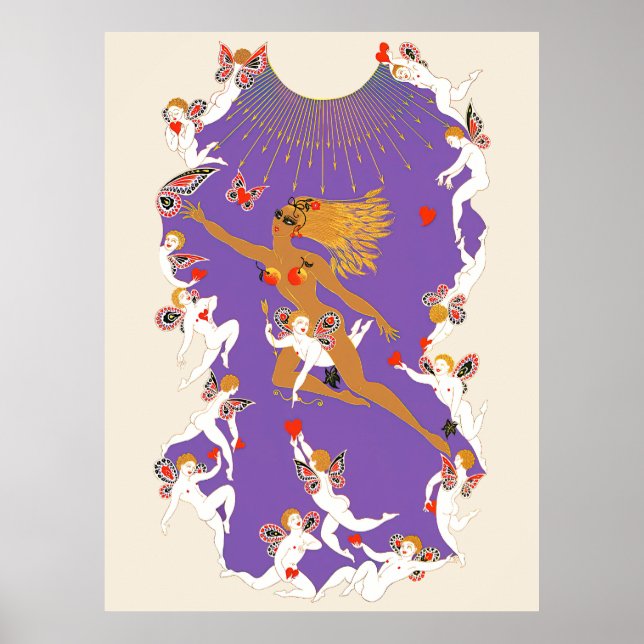 Erté -The Seasons, Summer, 1970 Poster (Front)
