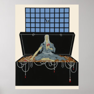 Erté - The Seven Deadly Sins Suite, Avarice Poster