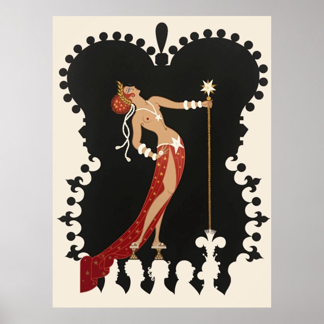 Erté - The Seven Deadly Sins Suite, Pride Poster (Front)