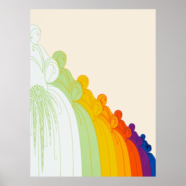 Erté - The Twenties Remembered Suite, Pretty Ladie Poster (Front)